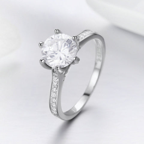 S925 Fashion Diamond Ring Women