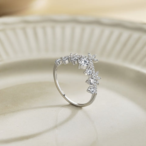 Japanese And Korean-style Light Luxury S925 Sterling Silver Ring