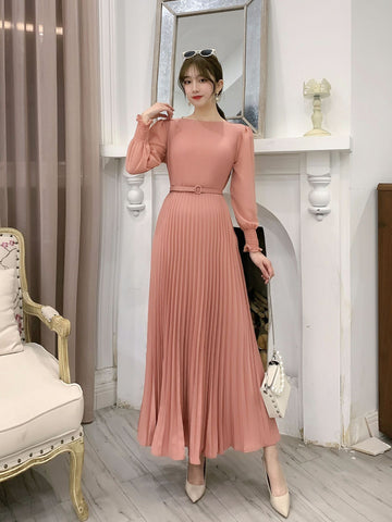 Spring New French Dress Long